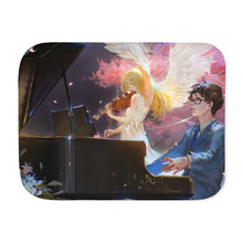 Load image into Gallery viewer, Anime Your Lie in April Sherpa Blanket
