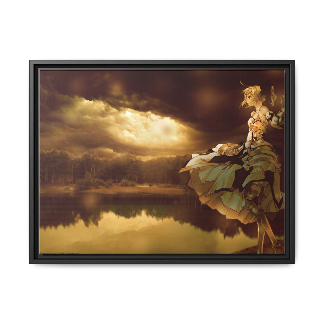 Fate/Stay Night Canvas Framed Art Print