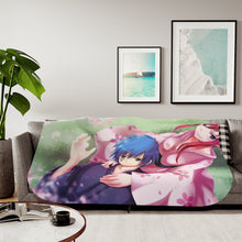 Load image into Gallery viewer, Fairy Tail Erza Scarlet, Jellal Fernandes Sherpa Blanket

