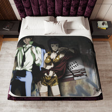 Load image into Gallery viewer, Anime Cowboy Bebop Sherpa Blanket
