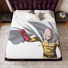Load image into Gallery viewer, Saitama Sherpa Blanket
