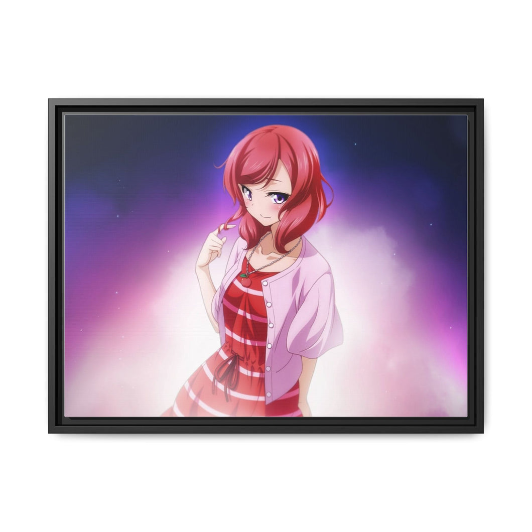 Maki Nishikino Canvas Framed Art Print