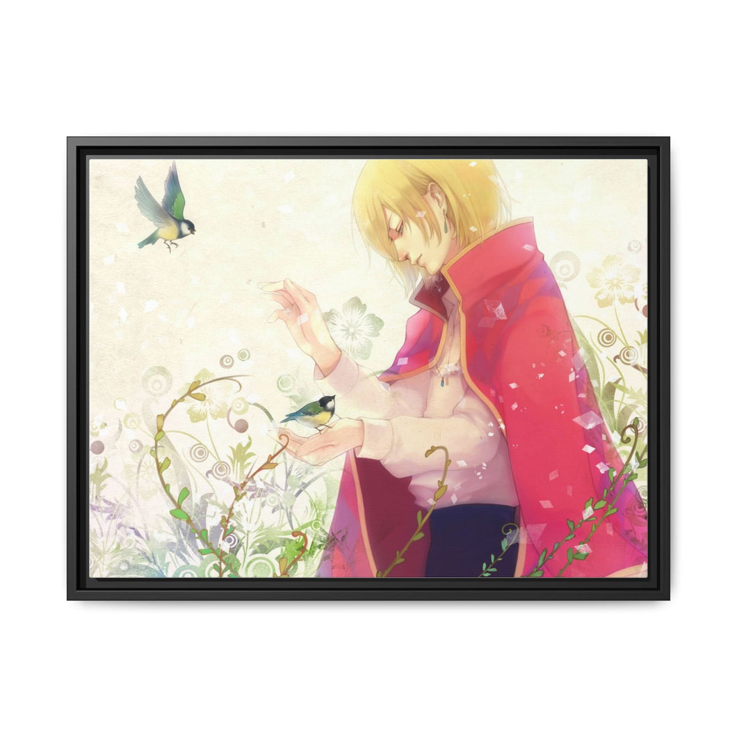 Howl's Moving Castle Canvas Framed Art Print
