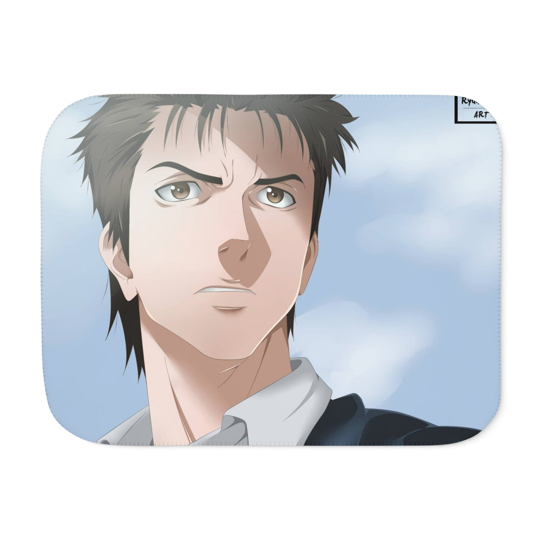 Shinichi Izumi Face Sherpa Blanket