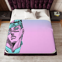 Load image into Gallery viewer, Jolyne Cujoh / Stone Ocean Sherpa Blanket
