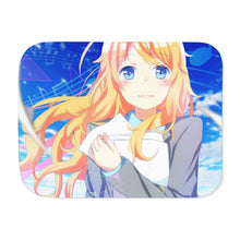 Load image into Gallery viewer, Anime Your Lie in April Sherpa Blanket
