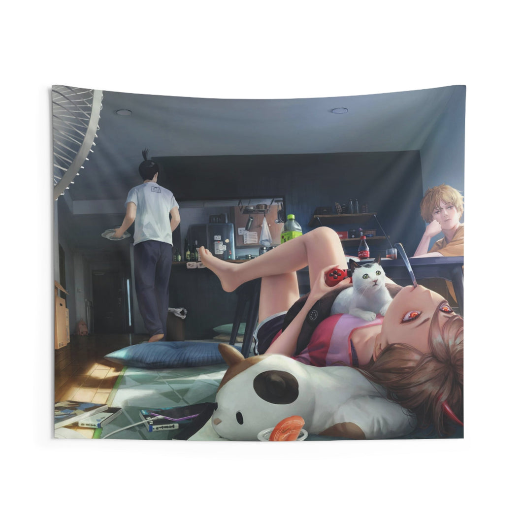 Anime Chainsaw Man Indoor Wall Tapestry