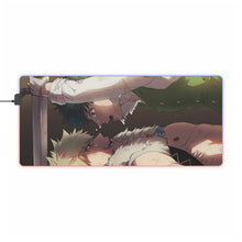 Load image into Gallery viewer, My Hero Academia Izuku Midoriya, Katsuki Bakugou RGB LED Mouse Pad (Desk Mat)

