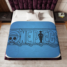 Load image into Gallery viewer, Monkey D. Luffy Sherpa Blanket
