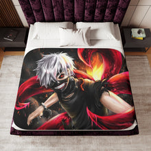 Load image into Gallery viewer, Anime Tokyo Ghoul Sherpa Blanket
