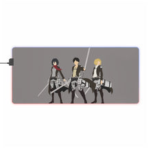 Load image into Gallery viewer, Anime Attack On Titan RGB LED Mouse Pad (Desk Mat)
