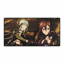 Load image into Gallery viewer, Kirito and Sinon Mouse Pad (Desk Mat)
