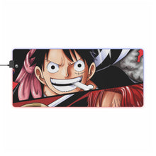 Load image into Gallery viewer, One Piece Monkey D. Luffy RGB LED Mouse Pad (Desk Mat)
