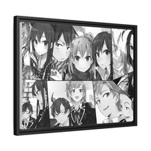Load image into Gallery viewer, Oregairu - Light Novel Illustrations Canvas Framed Art Print
