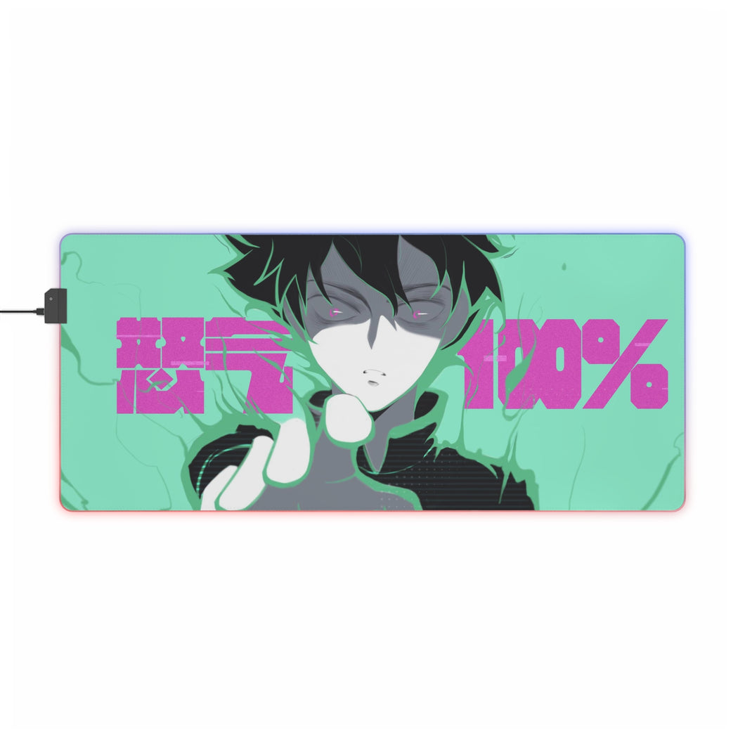 Mob Psycho 100 Shigeo Kageyama RGB LED Mouse Pad (Desk Mat)