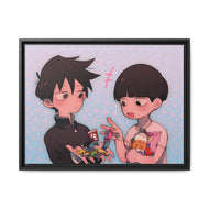 Mob Psycho 100 Shigeo Kageyama, Ritsu Kageyama Canvas Framed Art Print