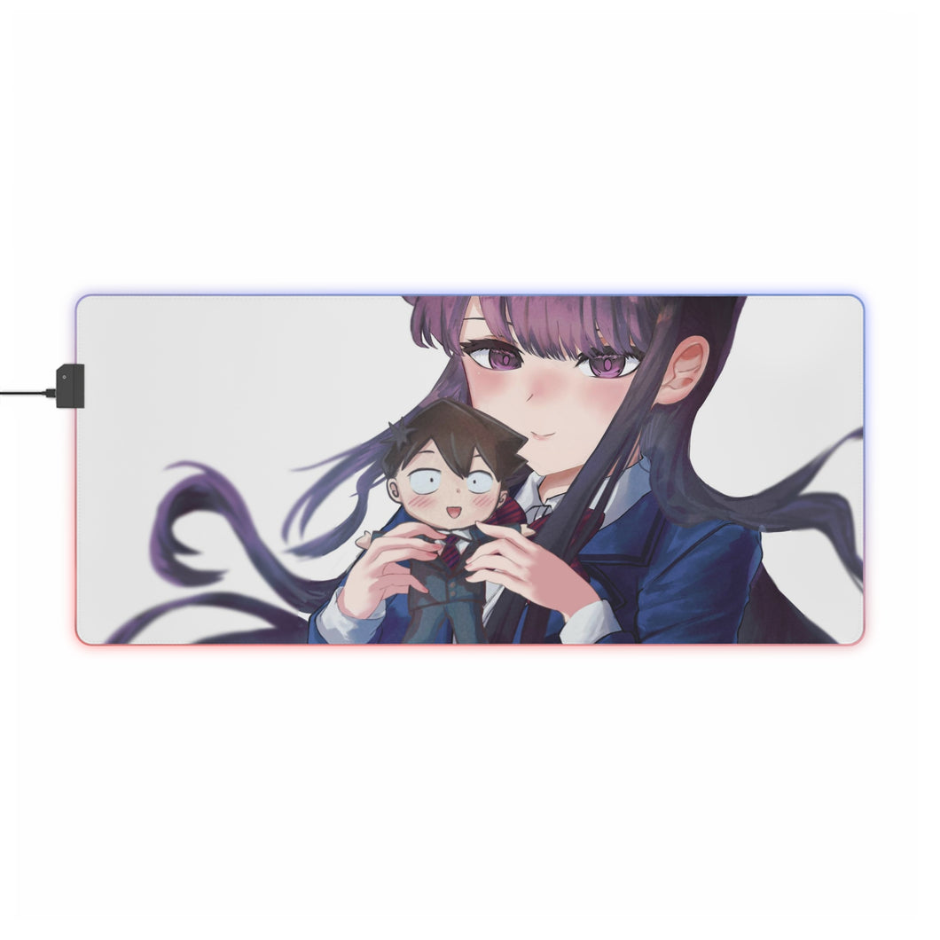 Komi Can't Communicate Komi Shouko RGB LED Mouse Pad (Desk Mat)