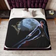 Load image into Gallery viewer, Bleach Ichigo Kurosaki Sherpa Blanket
