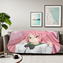 Load image into Gallery viewer, Highschool Of The Dead Sherpa Blanket
