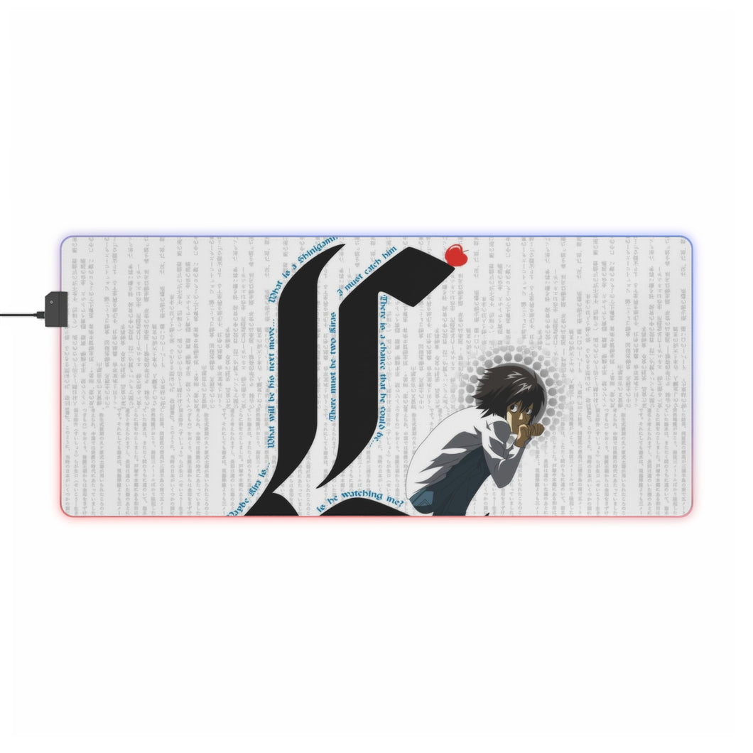 Anime Death Note RGB LED Mouse Pad (Desk Mat)