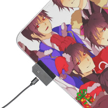 Load image into Gallery viewer, Durarara!! Izaya Orihara RGB LED Mouse Pad (Desk Mat)
