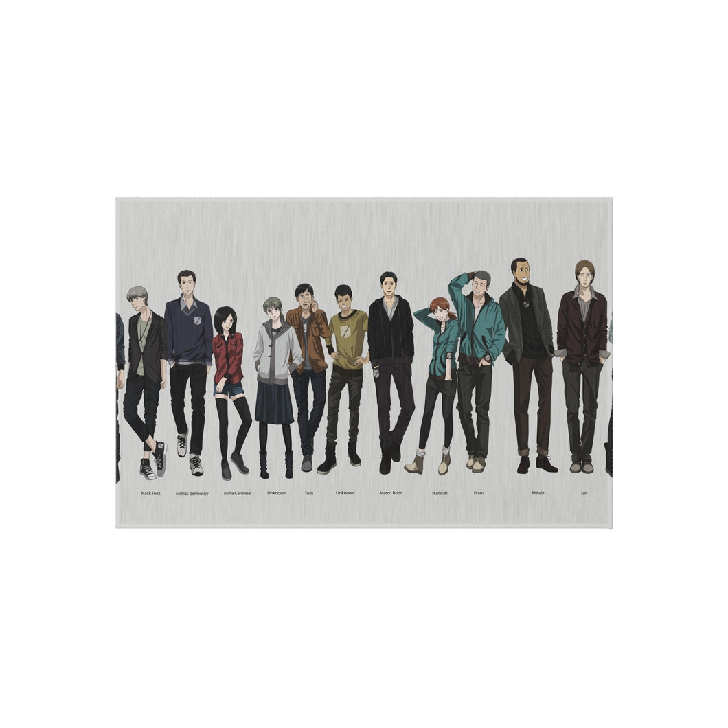 Anime Attack On Titan Rug