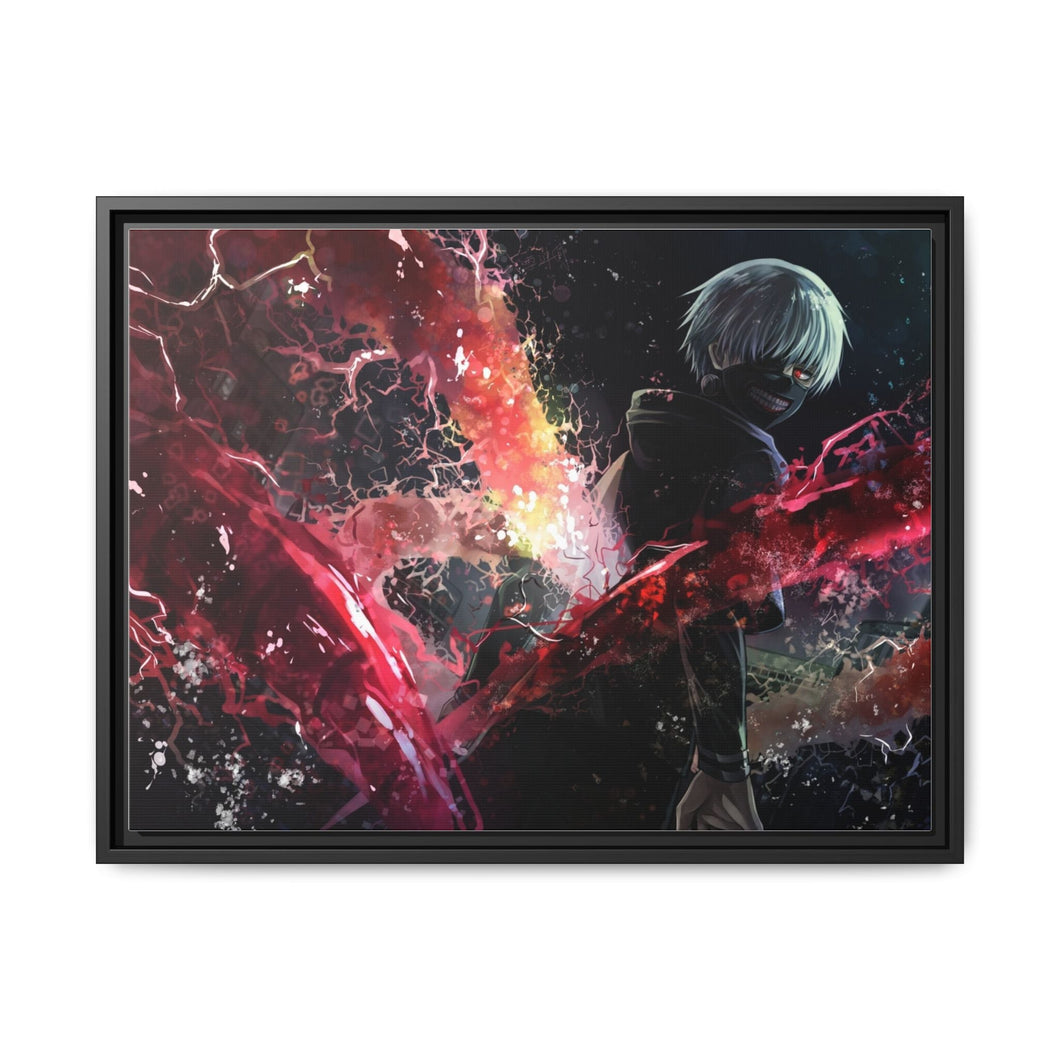 Kaneki Ken ( Tokyo Ghoul) Canvas Framed Art Print