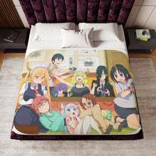 Load image into Gallery viewer, Miss Kobayashi&#39;s Dragon Maid Sherpa Blanket
