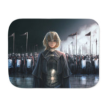 Load image into Gallery viewer, Fate/Apocrypha Ruler Sherpa Blanket
