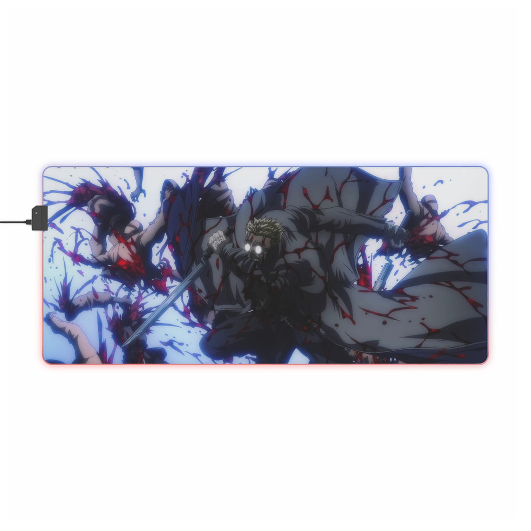 Hellsing Alexander Anderson RGB LED Mouse Pad (Desk Mat)