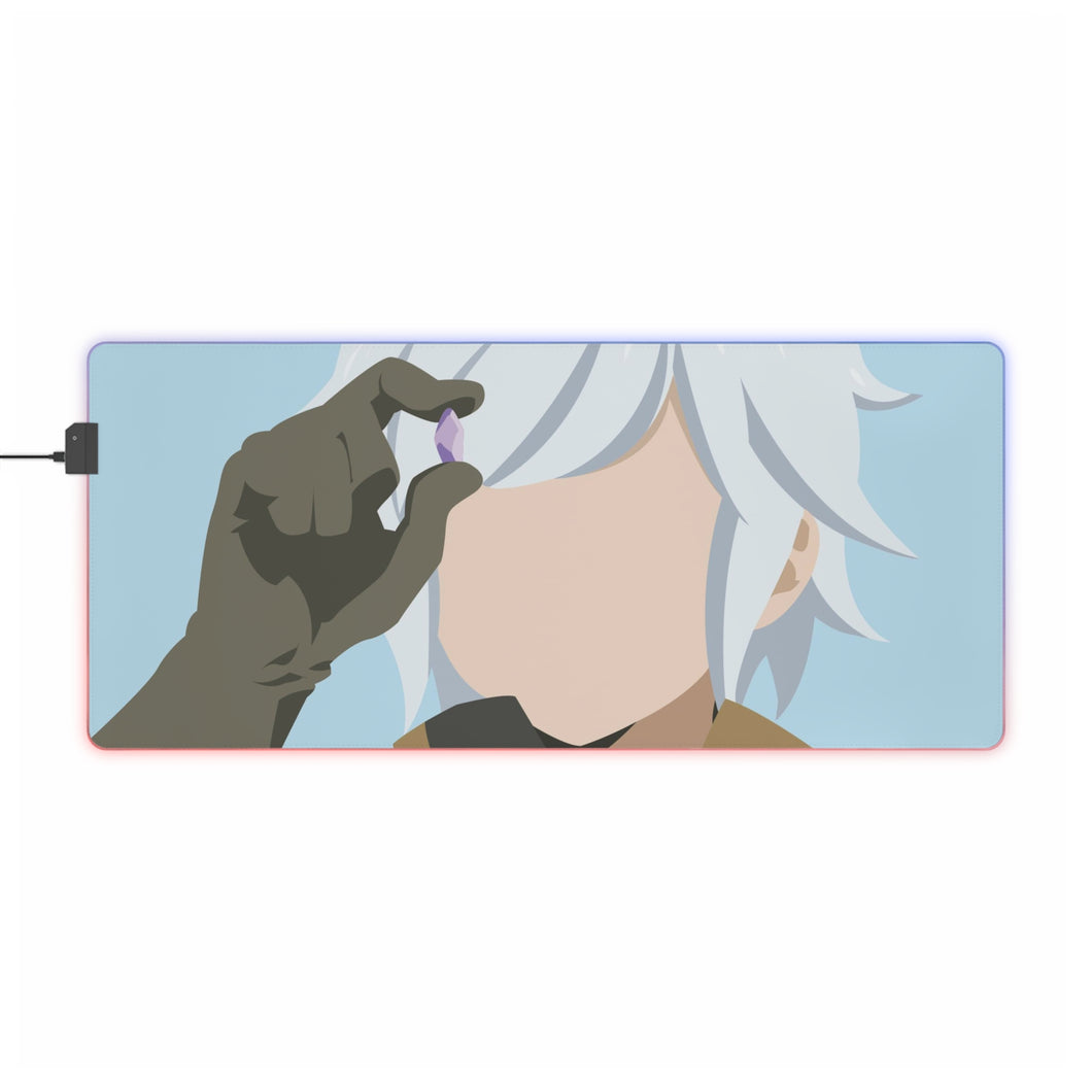 Is It Wrong To Try To Pick Up Girls In A Dungeon? RGB LED Mouse Pad (Desk Mat)