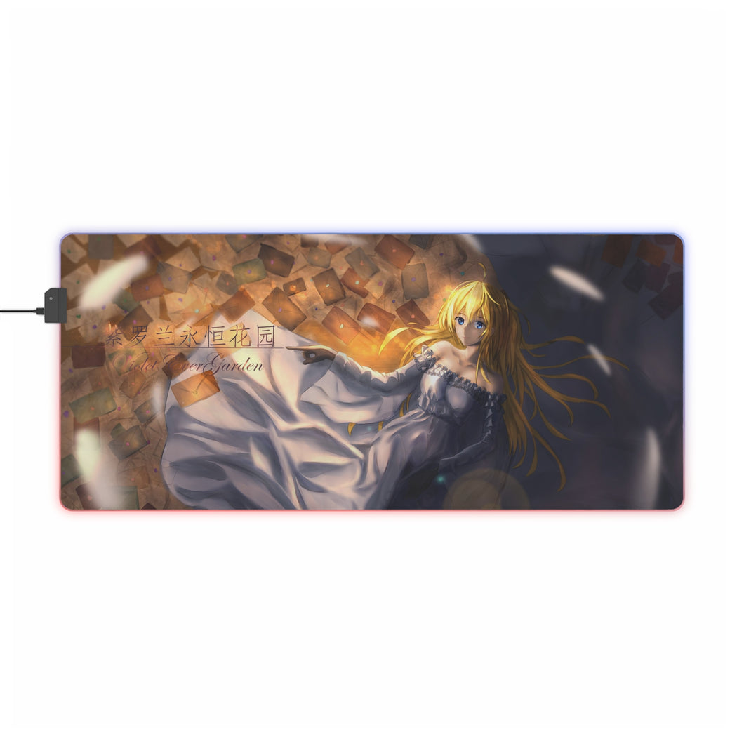 Violet Evergarden RGB LED Mouse Pad (Desk Mat)