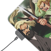 Load image into Gallery viewer, Dr. Stone Kohaku RGB LED Mouse Pad (Desk Mat)
