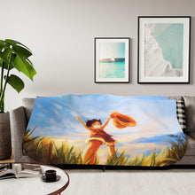 Load image into Gallery viewer, Monkey D. Luffy Sherpa Blanket
