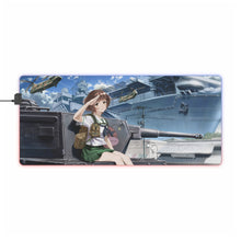 Load image into Gallery viewer, Girls und Panzer RGB LED Mouse Pad (Desk Mat)
