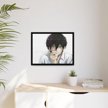Load image into Gallery viewer, Hōtarō Oreki Face Canvas Framed Art Print
