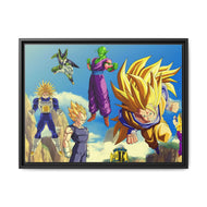 Anime Dragon Ball Z Canvas Framed Art Print