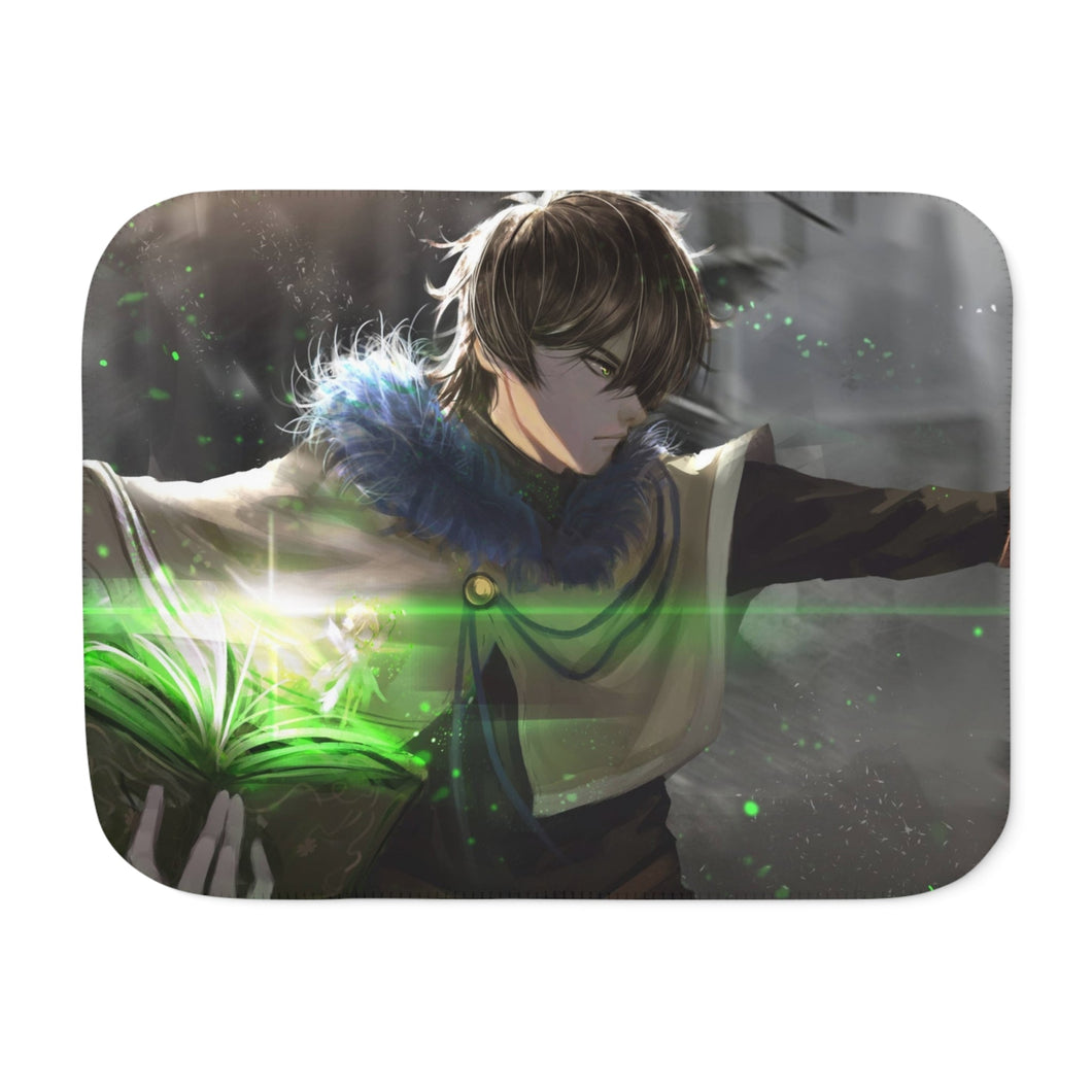 Black Clover Yuno Sherpa Blanket