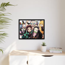 Load image into Gallery viewer, Demon Slayer: Kimetsu no Yaiba Canvas Framed Art Print
