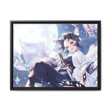 Load image into Gallery viewer, Shinobu Kochou/Kimetsu no Yaiba Canvas Framed Art Print
