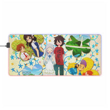 Load image into Gallery viewer, Anohana RGB LED Mouse Pad (Desk Mat)
