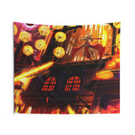 Saber x Gilgamesh Indoor Wall Tapestry