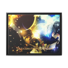 Load image into Gallery viewer, Nagisa Shiota VS Koro-sensei Canvas Framed Art Print
