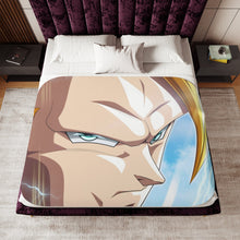 Load image into Gallery viewer, Goku Sherpa Blanket
