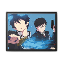 Load image into Gallery viewer, Blue Exorcist Rin Okumura, Yukio Okumura Canvas Framed Art Print
