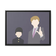Anime Mob Psycho 100 Canvas Framed Art Print