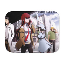 Load image into Gallery viewer, Steins;Gate Kurisu Makise, Mayuri Shiina, Itaru Hashida Sherpa Blanket
