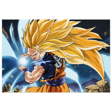 Load image into Gallery viewer, Goku in Super Saiyan 3 mode Jigsaw Puzzle
