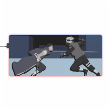 Load image into Gallery viewer, Minimalist Kakashi vs Obito RGB LED Mouse Pad (Desk Mat)
