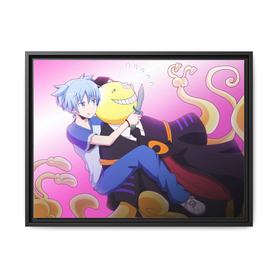 Assassination Classroom Canvas Framed Art Print